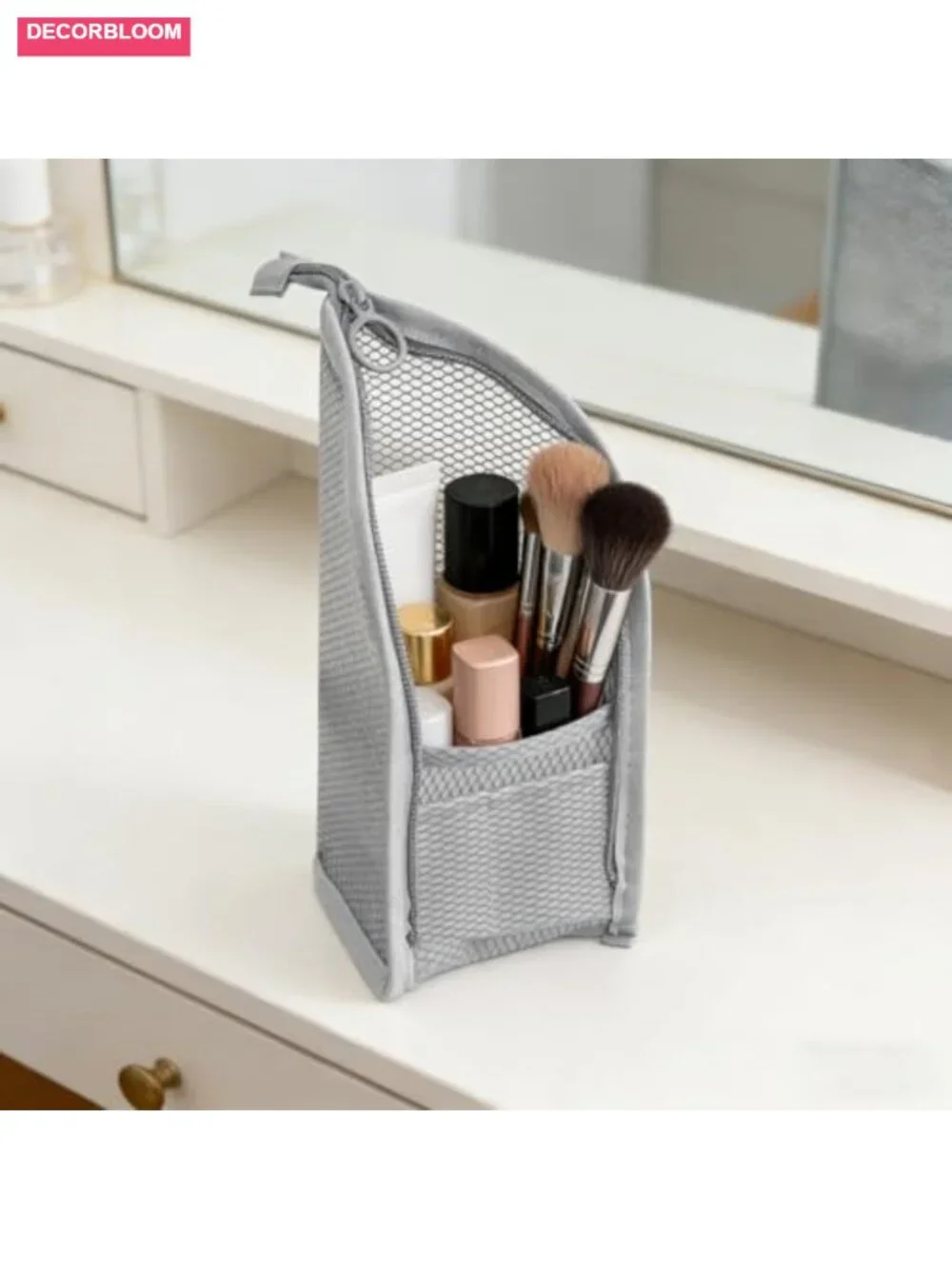 Standing Toiletry Bag | Portable Lightweight Travel EVA Cosmetic Brush